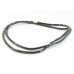 1 Strand Hematite 2x4mm Tube Beads