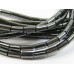 1 Strand Hematite 2x4mm Tube Beads
