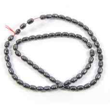 1 Strand Hematite 4mm Oval Beads