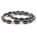 Strand Hematite 8mm Oval Beads