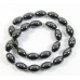 1 Strand Hematite 10mm Oval Beads