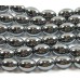 1 Strand Hematite/ Hematine 9x6mm Oval Beads