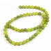 1 Strand Olive Jade 6mm Round Beads