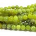 1 Strand Olive Jade 6mm Round Beads