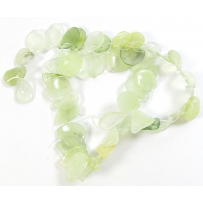1 Strand Jade Delicate Twist Drop Beads