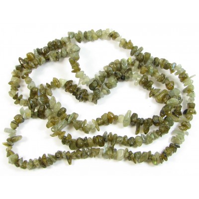 1 Strand (36 inch) Labradorite Chip Beads