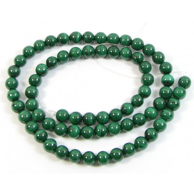 1 Strand 4mm Malachite Round Beads
