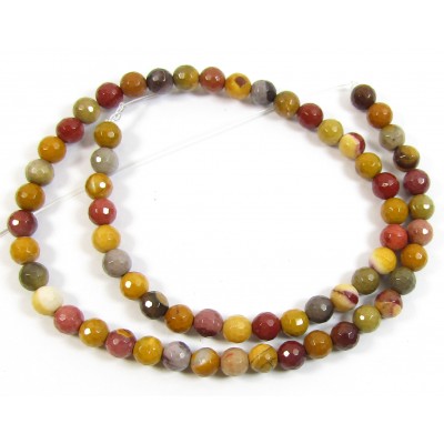 1 Strand Mookite 6mm Faceted Beads