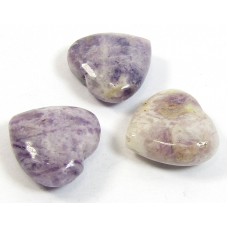 10 Charoite 15mm Hearts