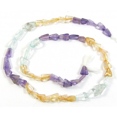 1 Strand Multi-Stone Triangle Beads