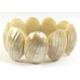 1 Short Strand Double Drilled Shell Beads (Bracelet)
