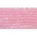 1 Strand Micro Faceted Delicate Pink Zircon 3mm Beads