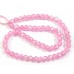 1 Strand Micro Faceted Delicate Pink Zircon 3mm Beads