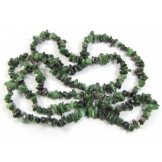 1 Strand Ruby In Zoisite Chip Beads