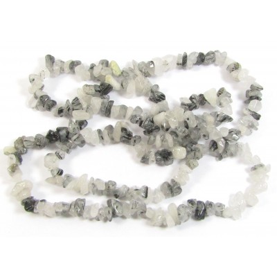 Strand Rutillated Quartz Chip Beads