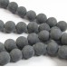 Strand Matte Black Stone 10mm Beads