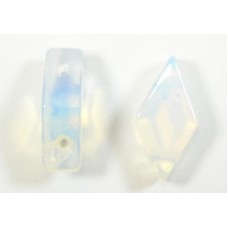 1 Opalite Double Drilled Kite Lozenge Shape Bead