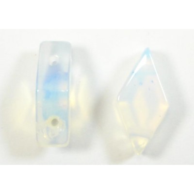 1 Opalite Double Drilled Kite Lozenge Shape Bead