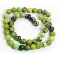 1 Strand Green Chrysocolla 6mm Round Beads