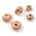 20 Rose Gold Plated Volcanic Lava 8mm Rondelle beads