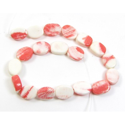 1 Strand Dyed Shell Oval Beads