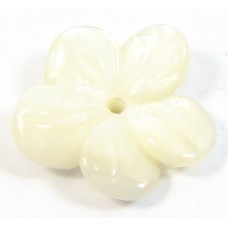 1 Small Mother of Pearl Flower Pendant
