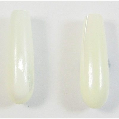 Pair Mother of Pearls Drop Beads