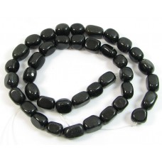 1 Strand Black Obsidian Nugget Beads