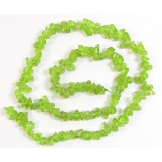1 Strand Peridot Chip Beads