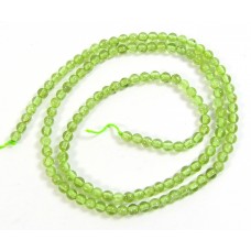 1 Strand Peridot Round 3mm Beads