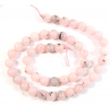 1 Strand Pink Opal 8mm Round Beads