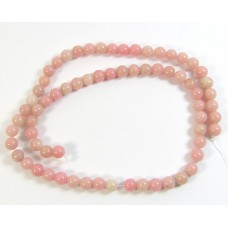 1 Strand Pink Opal 6mm Round Beads