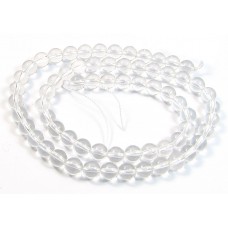 1 Strand Rock Crystal 6mm round beads