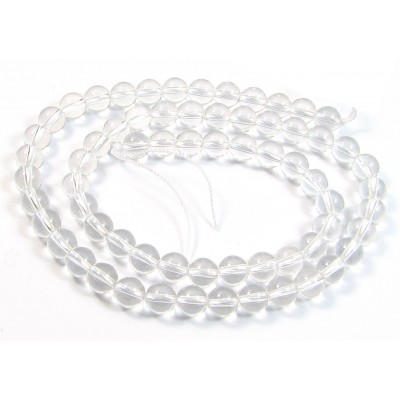 1 Strand Rock Crystal 6mm round beads