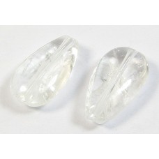 2 Rock Crystal Flat Drops