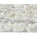 1 Short Strand Clear Rock Crystal 15mm Lentil Coin Disc Beads