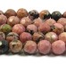 1 Strand Rhodonite 8mm Faceted Beads