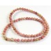 1 Strand Rhodonite 4mm Round Beads