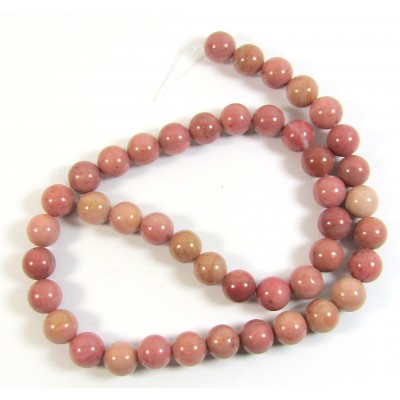 1 Strand Rhodonite 8mm Round Beads