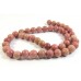 1 Strand Rhodonite 8mm Round Beads