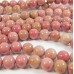 1 Strand Rhodonite 8mm Round Beads