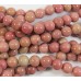 1 Strand Rhodonite 8mm Round Beads