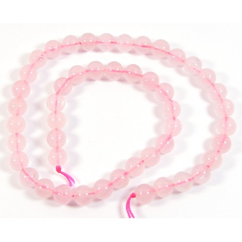 1 Strand Rose Quartz 4mm round beads