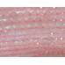 1 Strand Rose Quartz 4mm Faceted Round Beads