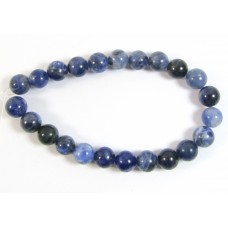 1 Short Strand Sodalite 8mm Round Beads