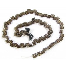 1 Strand Smoky Quartz Pyramid Shaped Beads