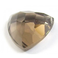 1 Smoky Quartz AA Quality Faceted Trillion Cut Drop