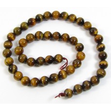 1 Strand Tigers Eye 4mm Round Beads