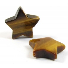 1 Tigers Eye Star Bead