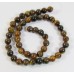 1 Strand Tigers Eye 8mm Round Beads